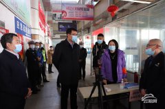 覃昌德查抄指点平安出产和疫情防控工做